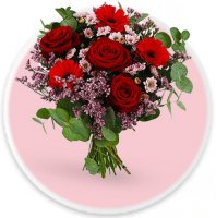 Alla hjärtans dag blommor 14/2