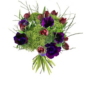 Vårbukett - Tulpaner - Skicka blommor med blombud - Flowerhouse