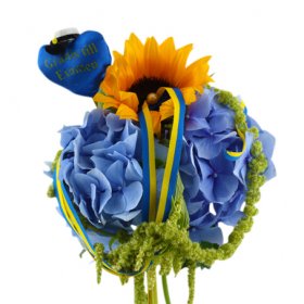 Student Blå - Studentblommor - Skicka blommor med blombud