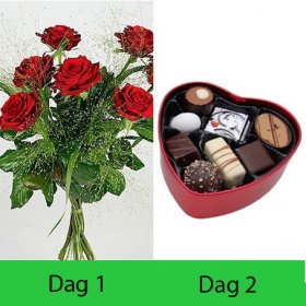 Dubbel Kärlek - Buketter - Skicka blommor med blombud - Flowerhouse