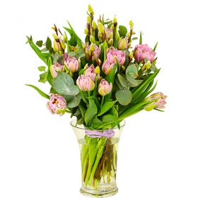 Lila tulpaner - Tulpaner - Skicka blommor med blombud - Flowerhouse