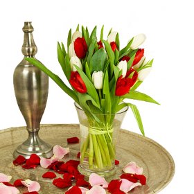 Sweetheart tulips - Tulpaner - Skicka blommor med blombud - Flowerhouse