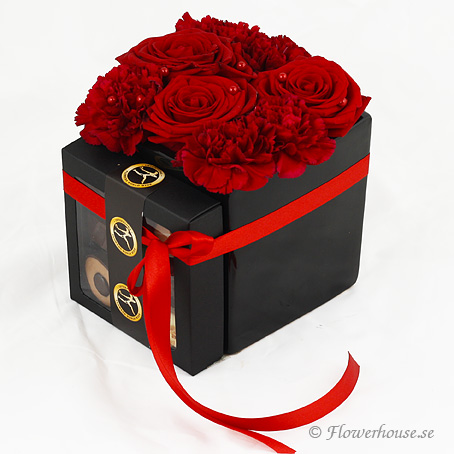 Giftbox - Blomsterdekorationer - Skicka blommor med blombud - Flowerhouse