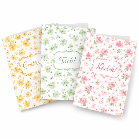 Kort med motiv - Blombud - Flowerhouse