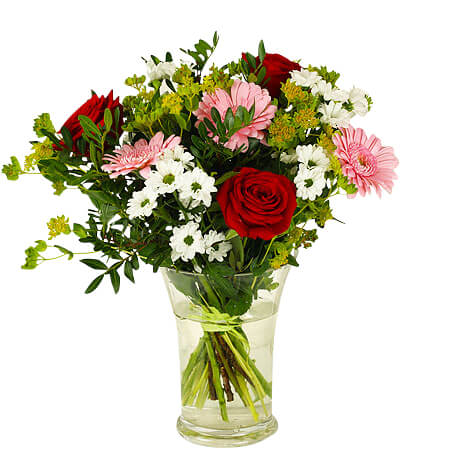 Kärlekshälsning - Buketter - Skicka blommor med blombud - Flowerhouse